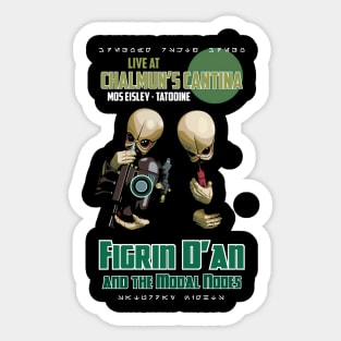 LIVE AT CHALMUN'S CANTINA Sticker